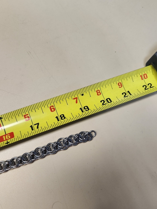 Handmade Helm Weave Drop Chain - Picture 2 of 3